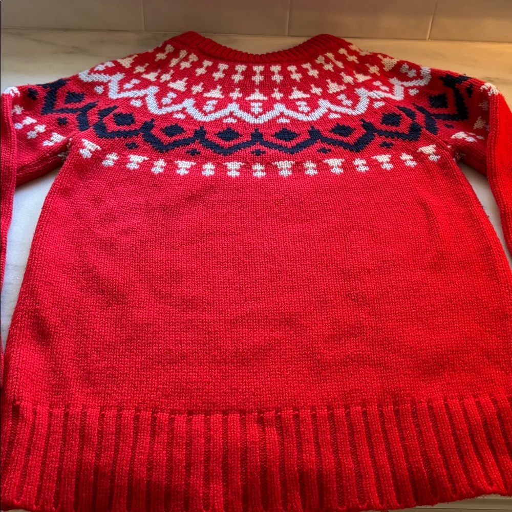 J Crew Fair Isle Sweater XS Merino Wool blend - Picture 8 of 8